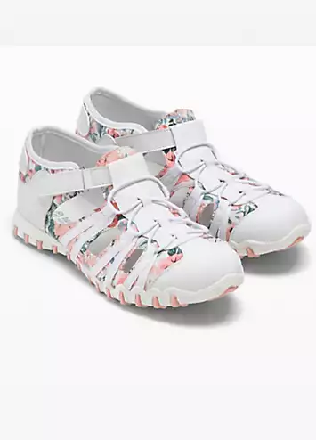 Cut-Out Floral Trainers by bonprix | Look Again