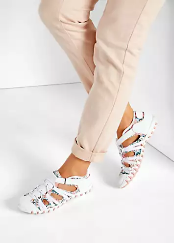 Cut-Out Floral Trainers by bonprix | Look Again