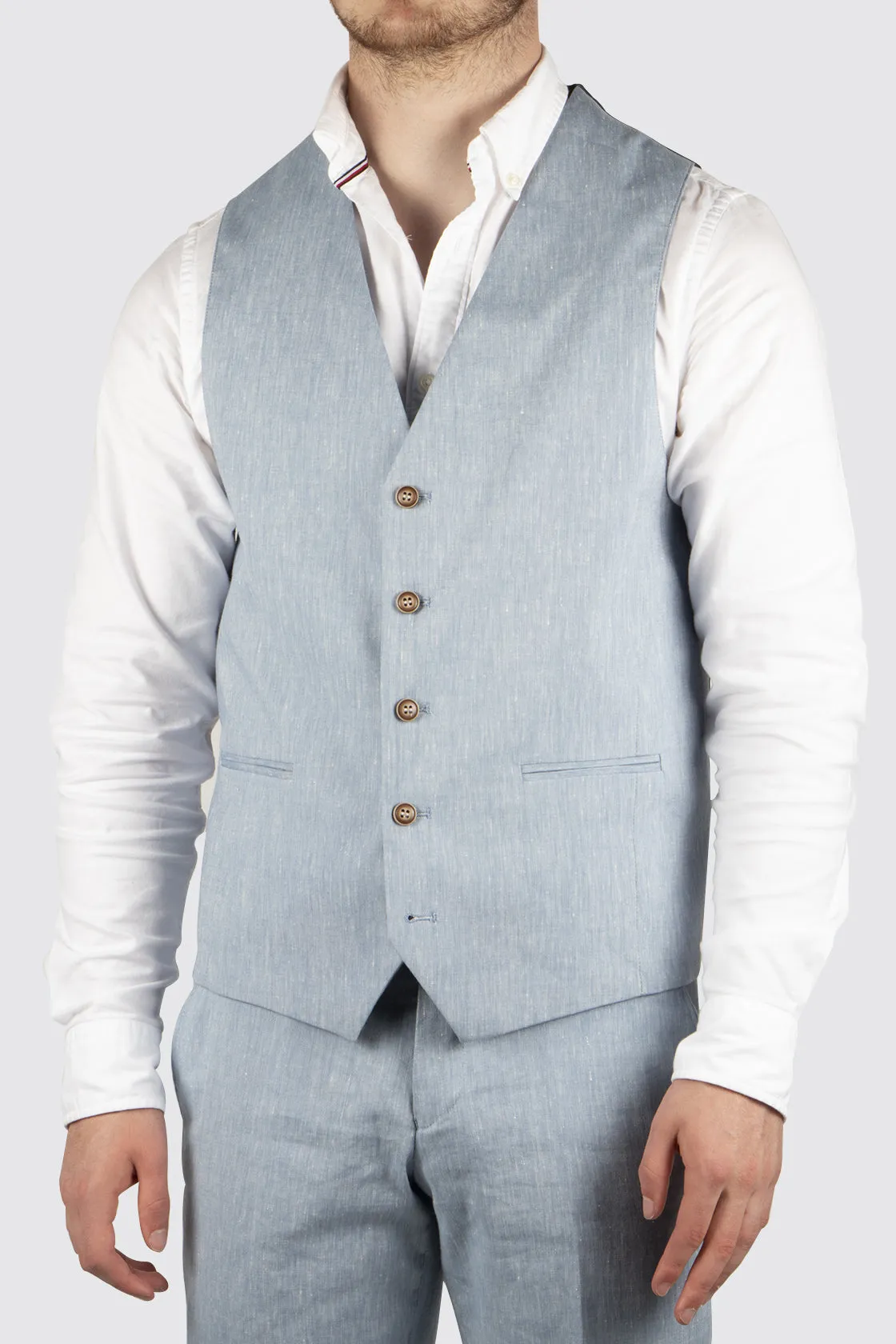 Daniel Hechter Ryan Waistcoat Sky Blue