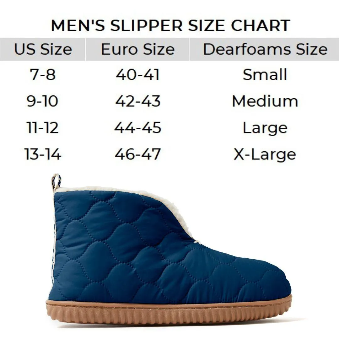      Dearfoams Men's Indoor/Outdoor Warm Up Boot Slipper     