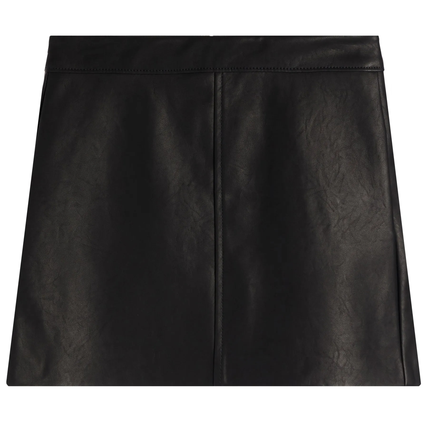 Deja Boo Leather Skirt