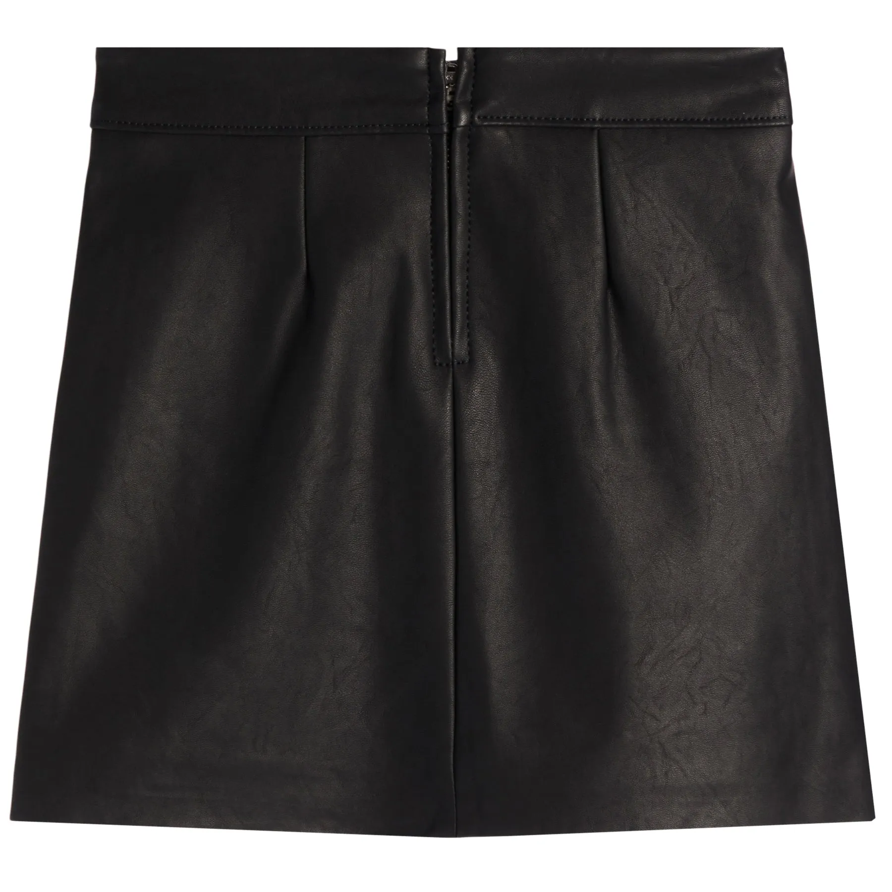 Deja Boo Leather Skirt