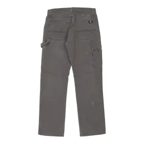 Dickies Carpenter Trousers - 32W 30L Grey Cotton