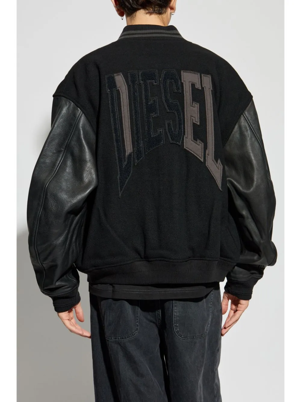 DIESEL Urban Black Leather Jacket