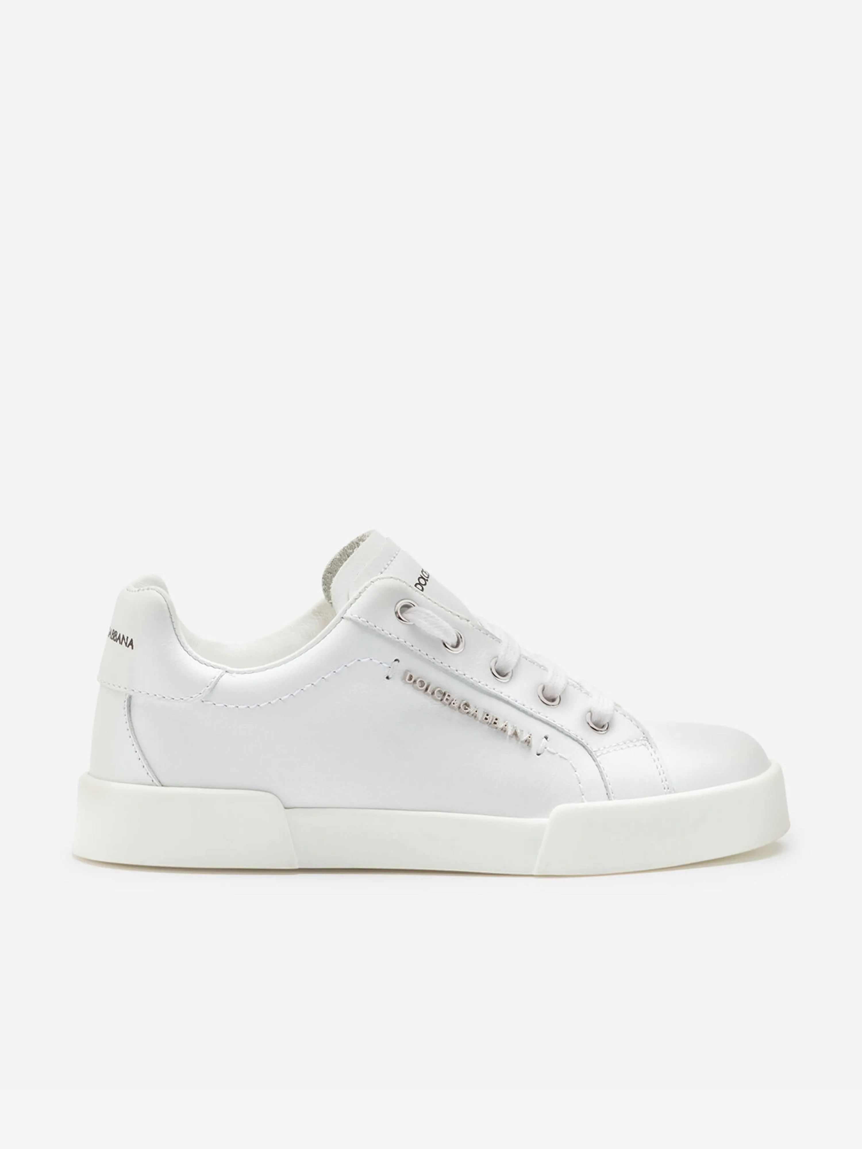 Dolce & Gabbana Unisex Leather Portofino Logo Trainers