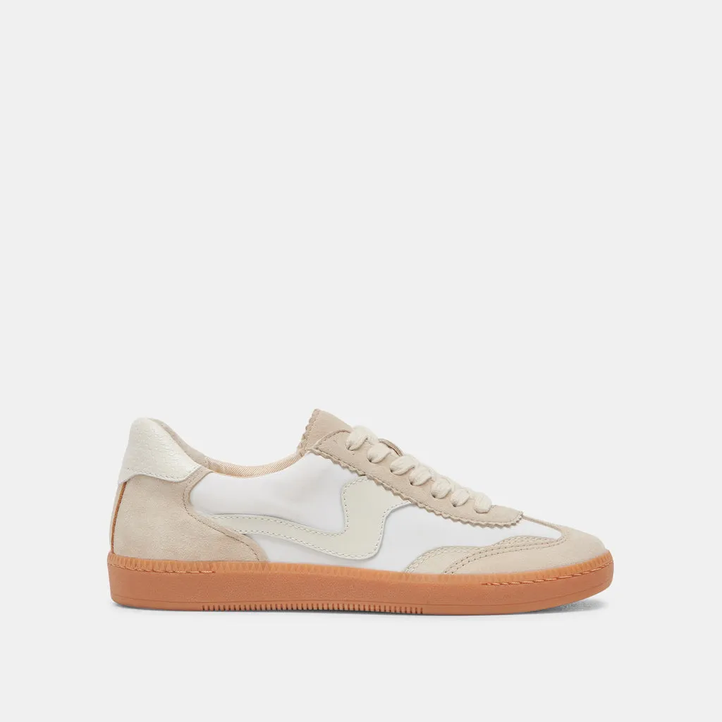 Dolce Vita "Notice" Sneakers- Ivory Multi Nylon