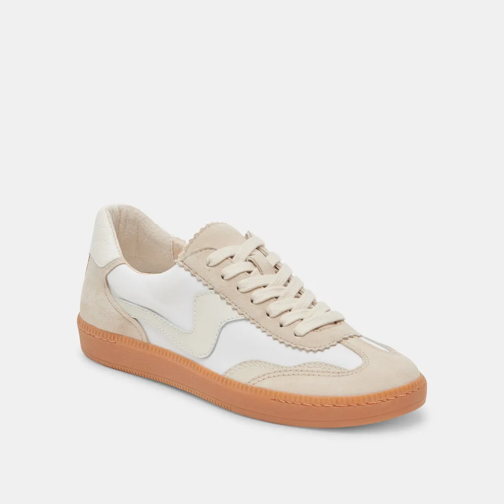 Dolce Vita "Notice" Sneakers- Ivory Multi Nylon