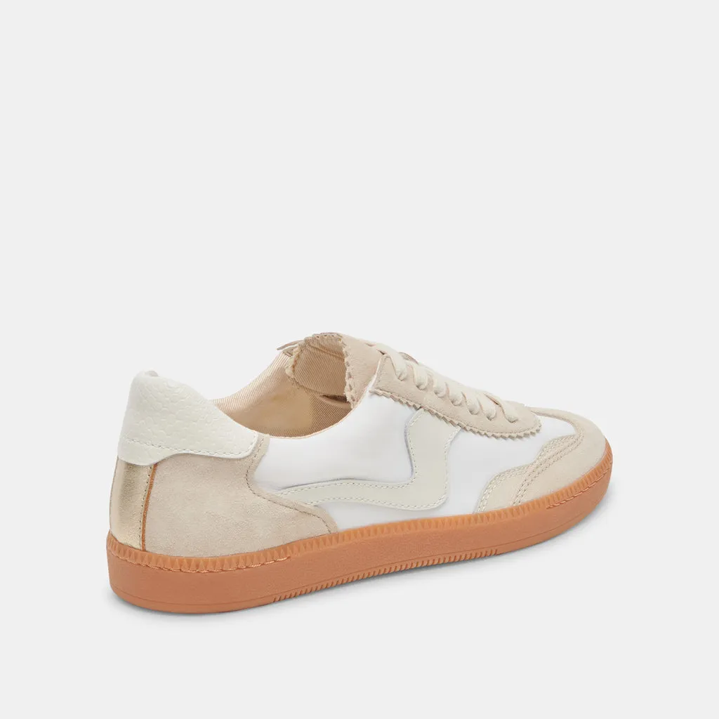 Dolce Vita "Notice" Sneakers- Ivory Multi Nylon