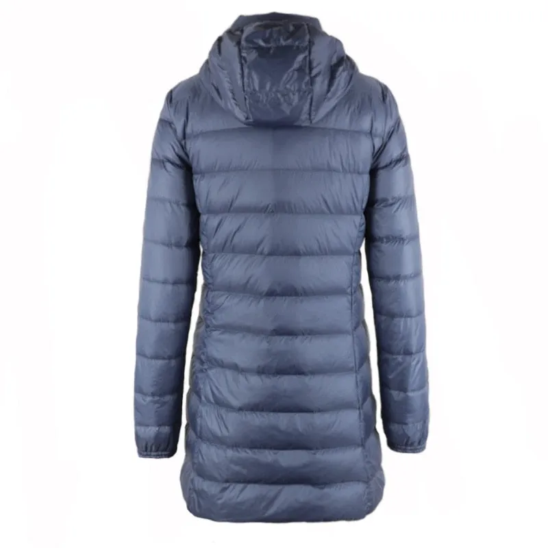 Down Jacket Women Hooded Female Warm Coat