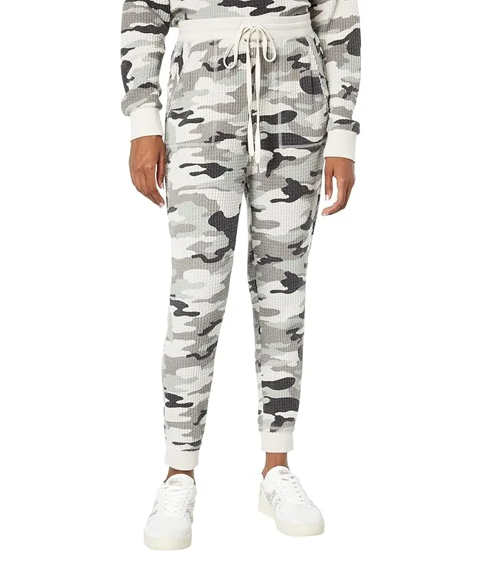 Dylan by True Grit Hallie Camo Waffle Joggers Women's