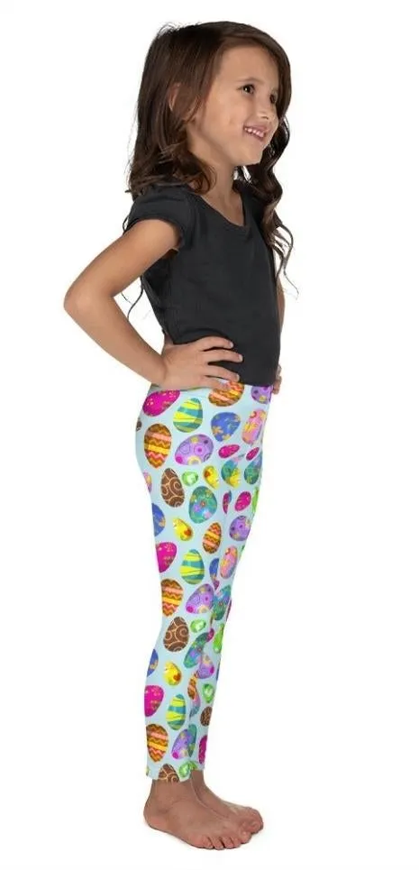 Easter Egg Pattern Kid's Leggings