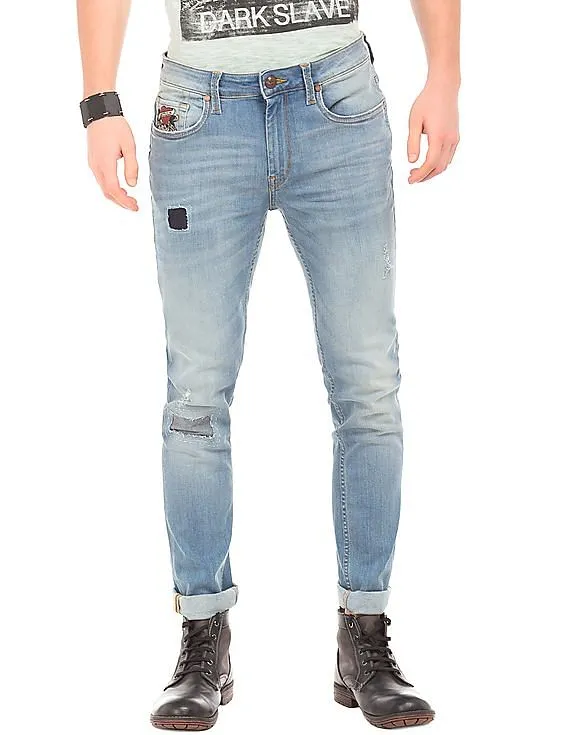 Ed Hardy Stone Wash Super Slim Fit Jeans