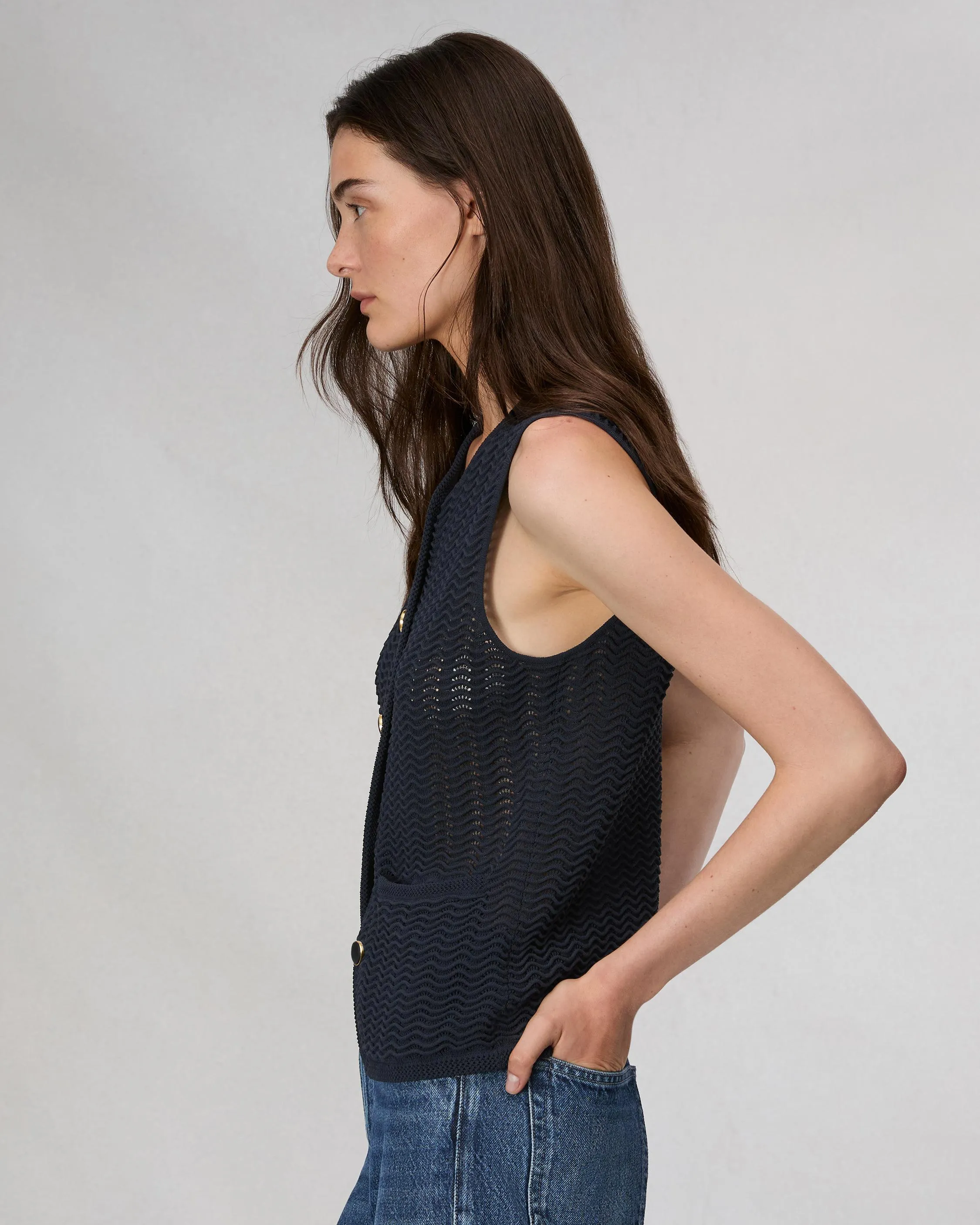 Elisa Cotton Vest