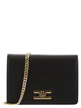 Elisabetta Franchi    Elisabetta Franchi Shoulder Bag With Gold Swivel Logo