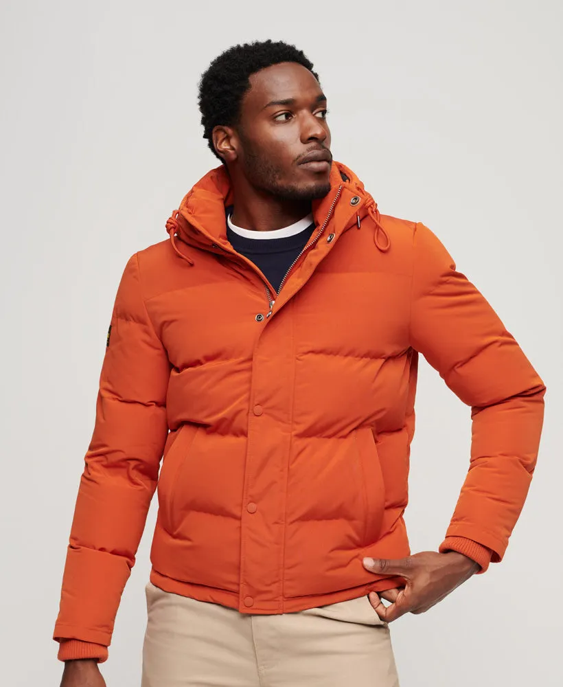 Everest Hooded Puffer Jacket | Pureed Pumpkin Orange