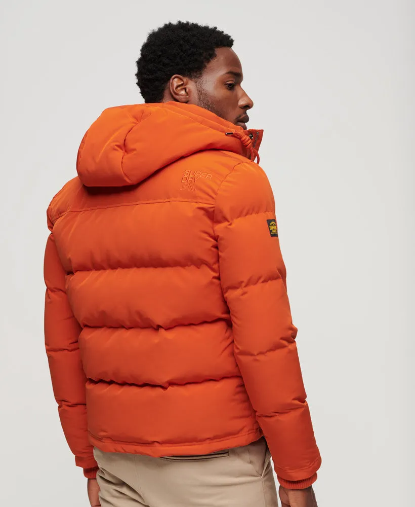 Everest Hooded Puffer Jacket | Pureed Pumpkin Orange