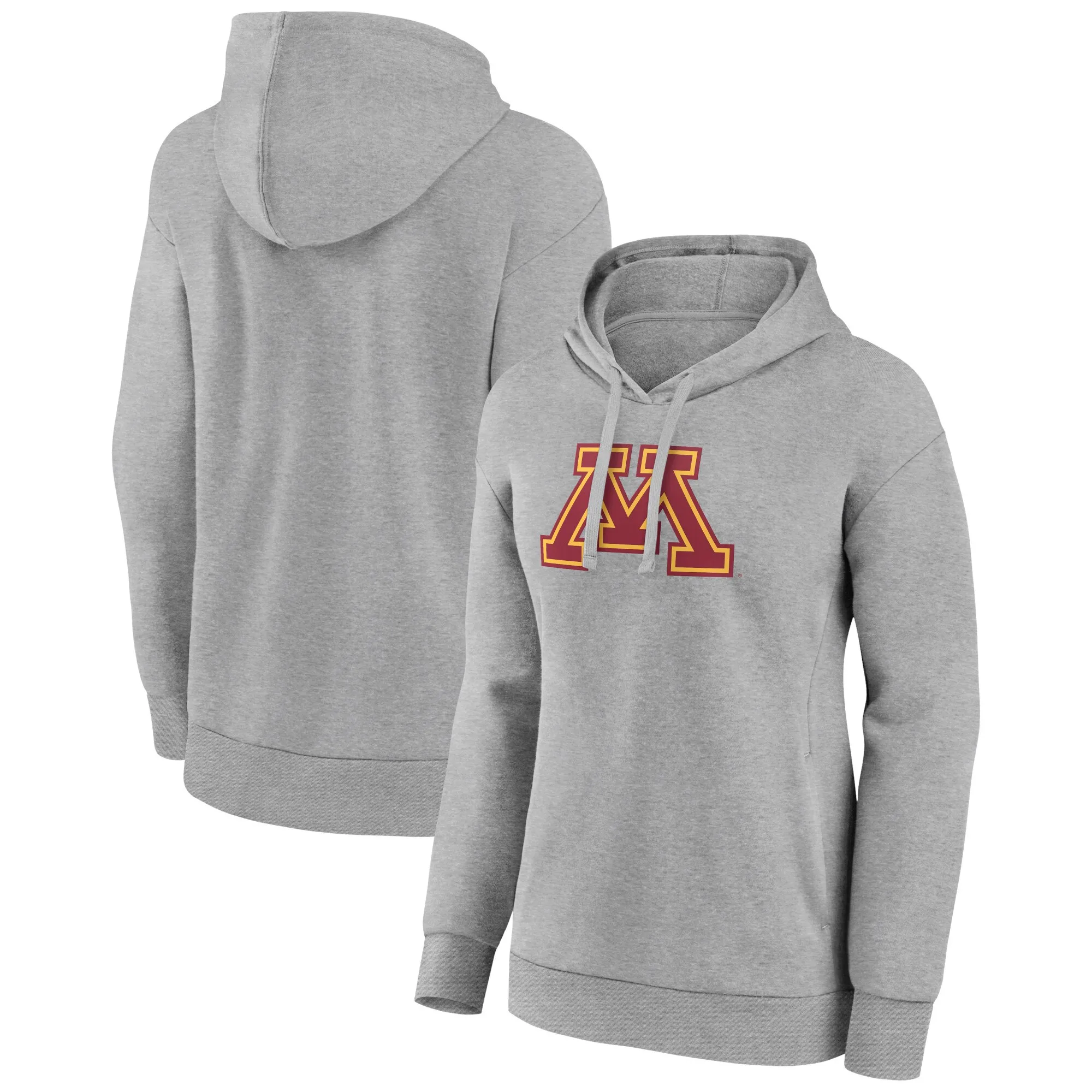 Fanatics Minnesota Golden Gophers Women's Gray Evergreen Pullover Hoodie