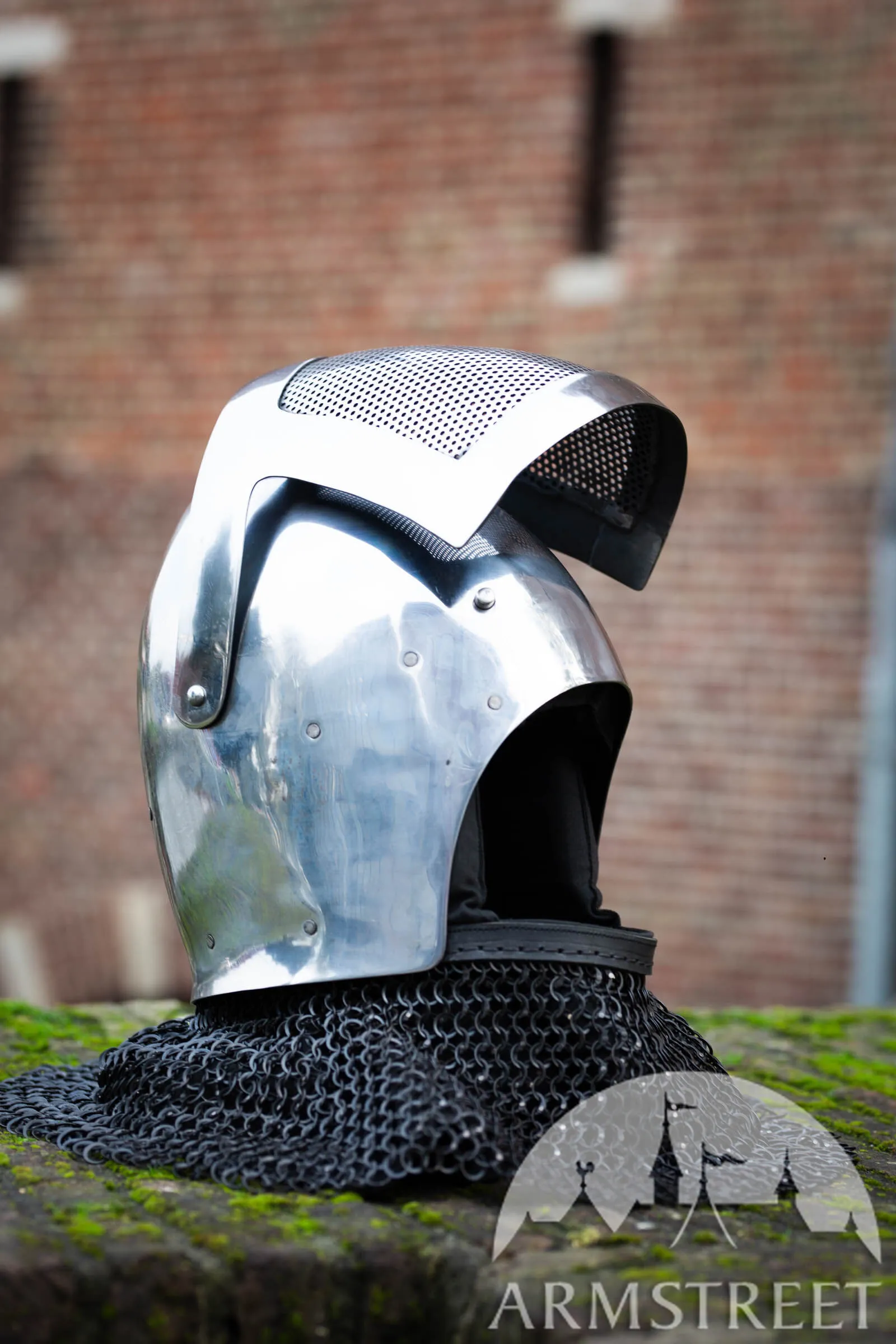 Fencing Bascinet Helmet