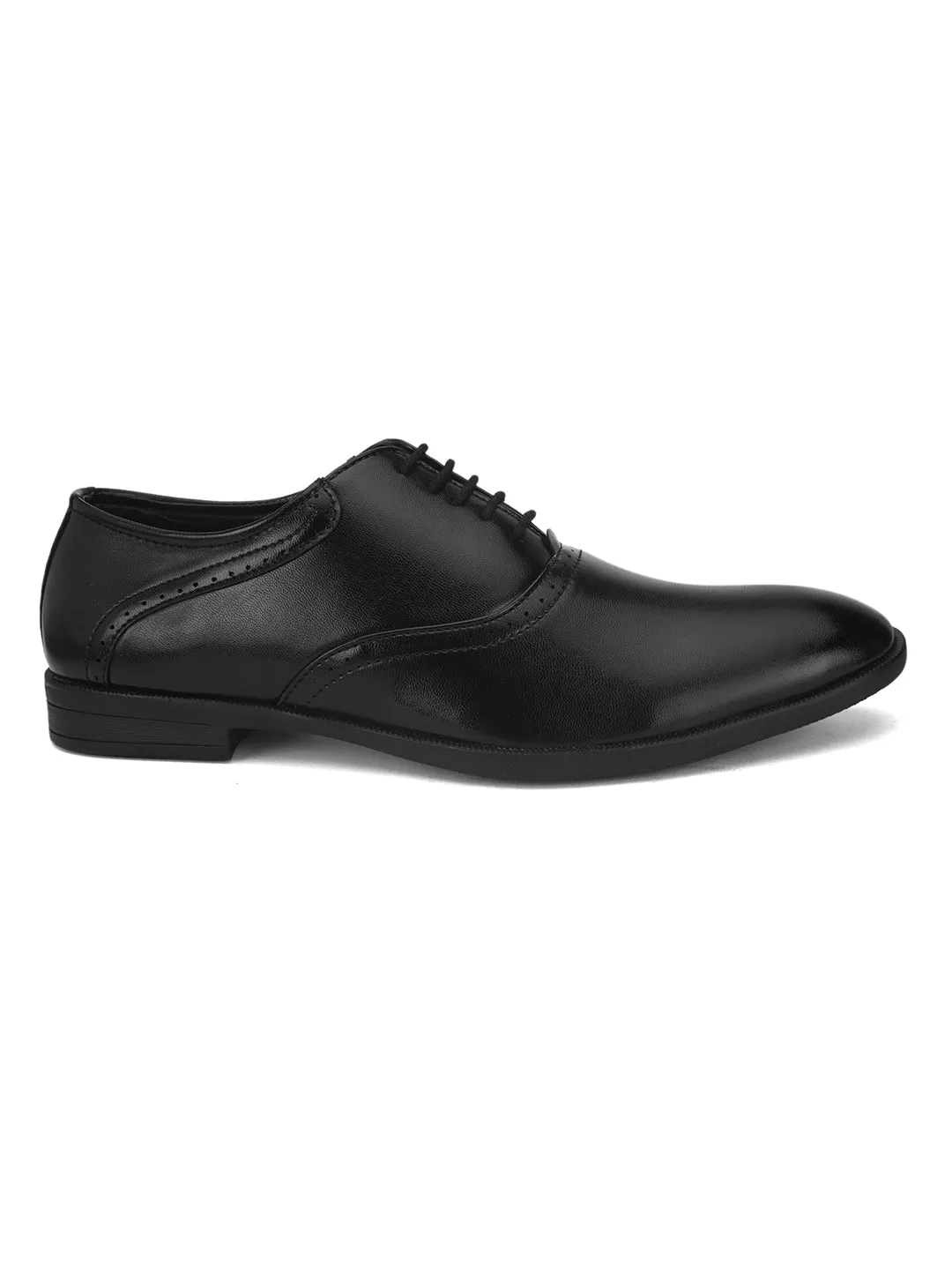 FENTACIA Men Black Lace-Ups Formal Shoes