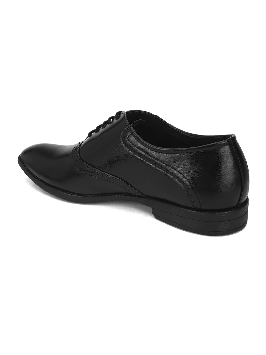 FENTACIA Men Black Lace-Ups Formal Shoes