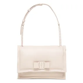 Ferragamo Viva bow bone leather bag