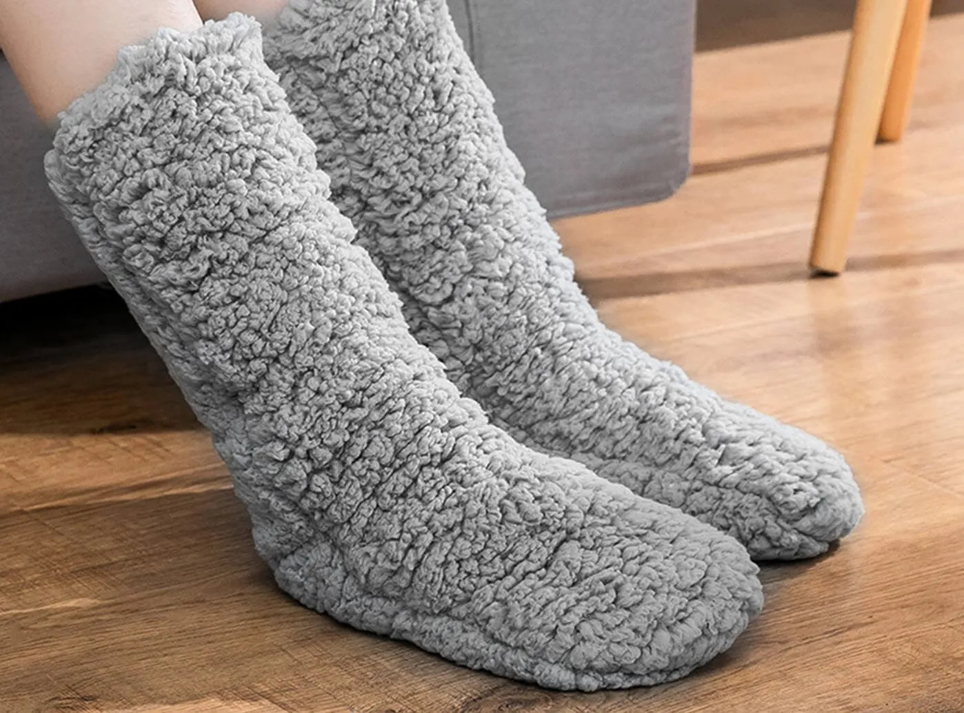 FitVille Women's CloudCoat Slipper Socks V2