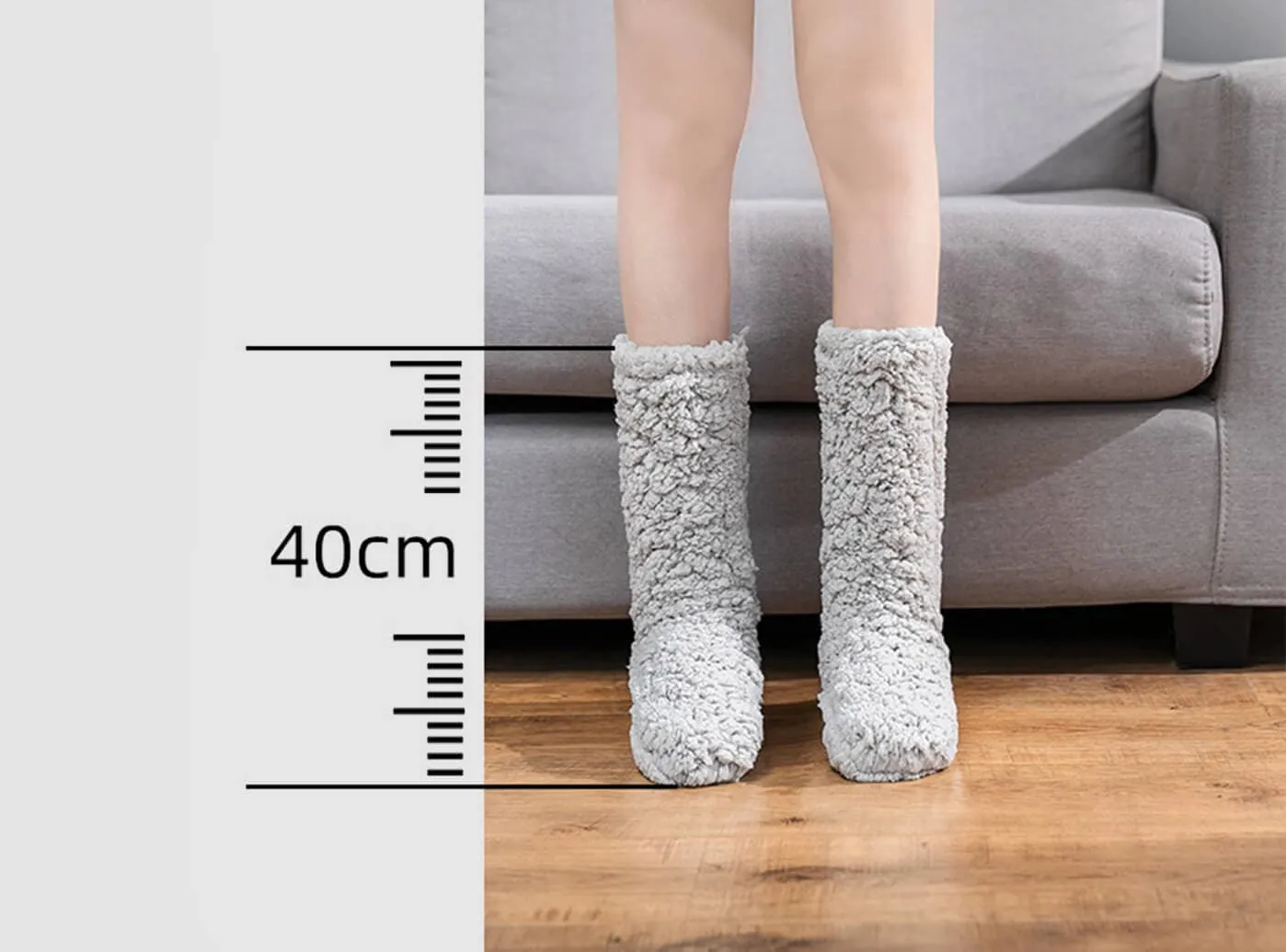 FitVille Women's CloudCoat Slipper Socks V2