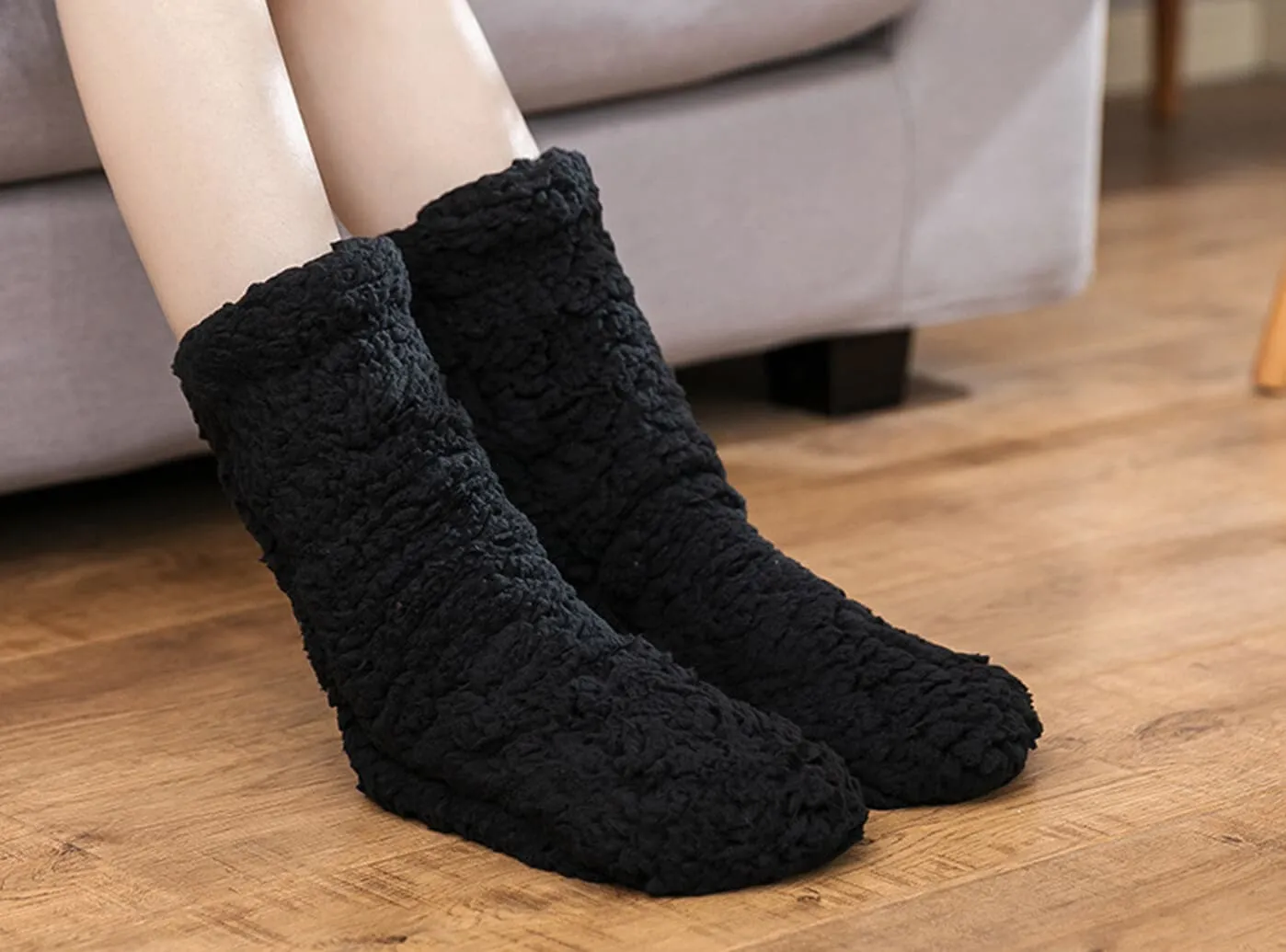 FitVille Women's CloudCoat Slipper Socks V2