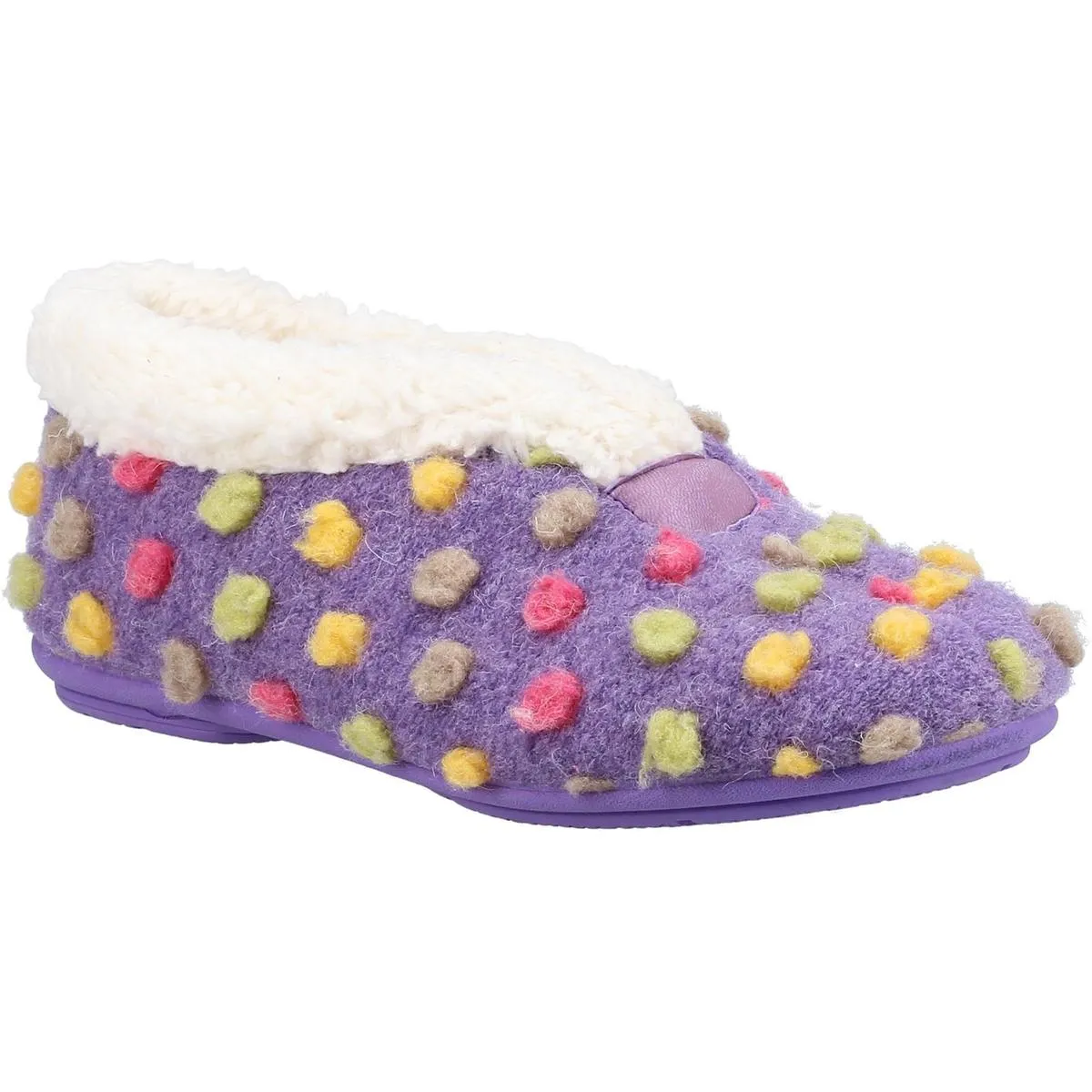 Fleet & Foster Snowberry Ladies Slipper Purple