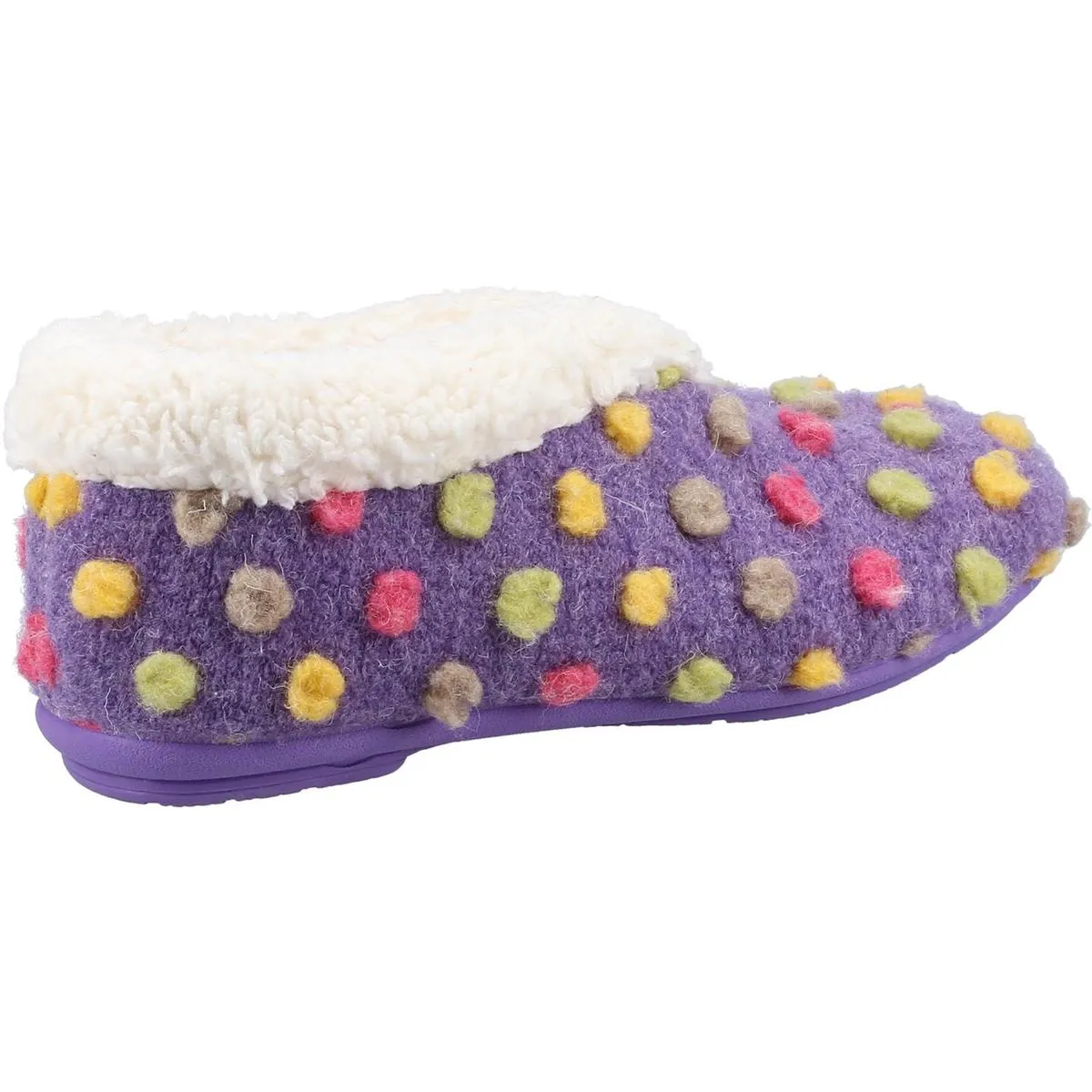 Fleet & Foster Snowberry Ladies Slipper Purple