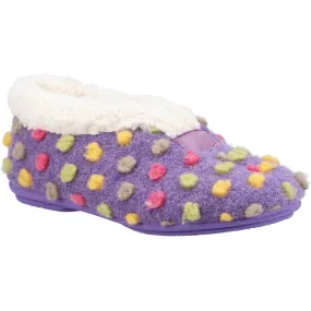 Fleet & Foster Snowberry Ladies Slipper Purple