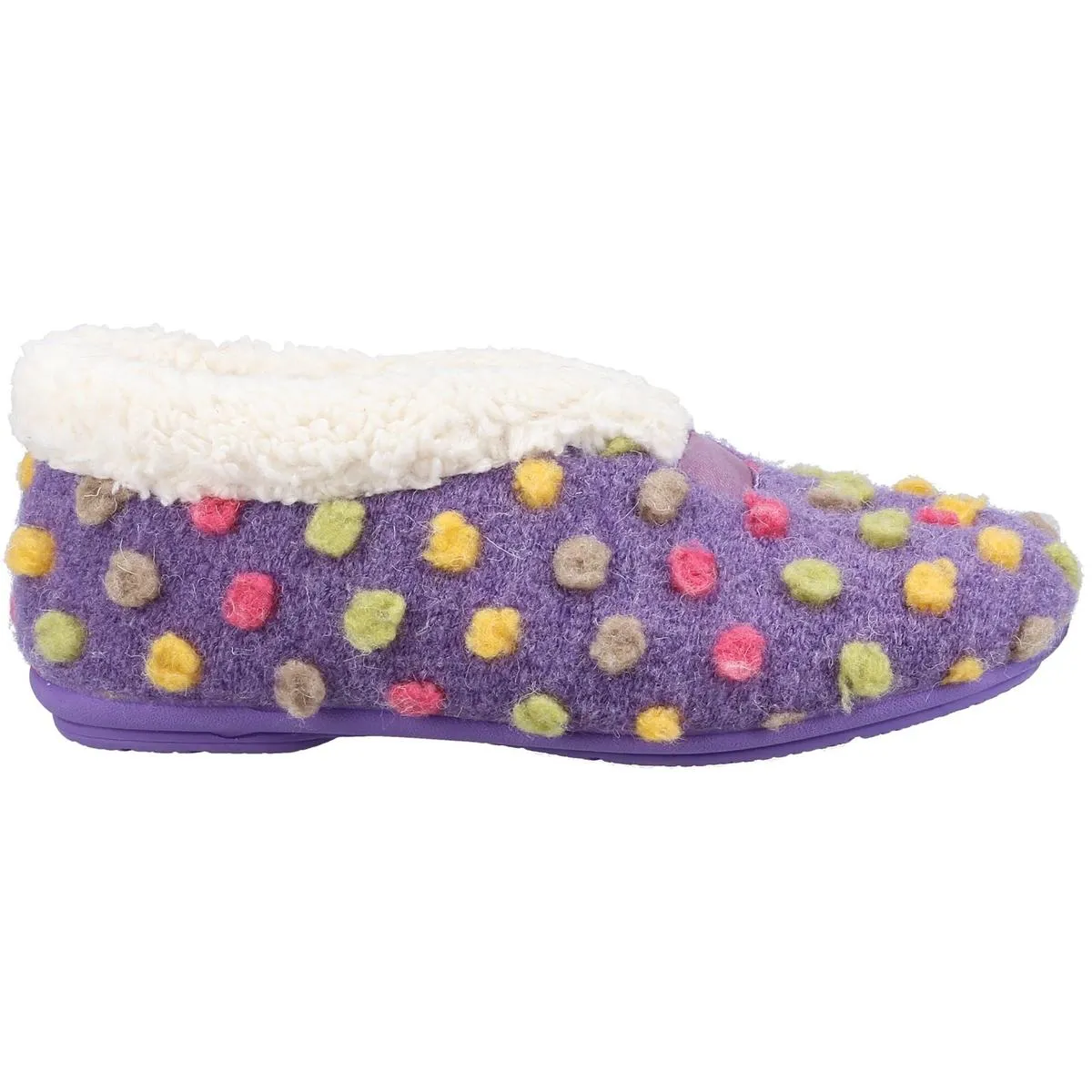 Fleet & Foster Snowberry Ladies Slipper Purple