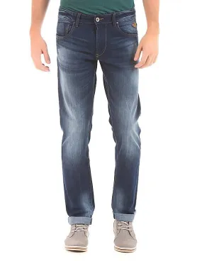 Flying Machine Slim Tapered Fit Stone Wash Jeans