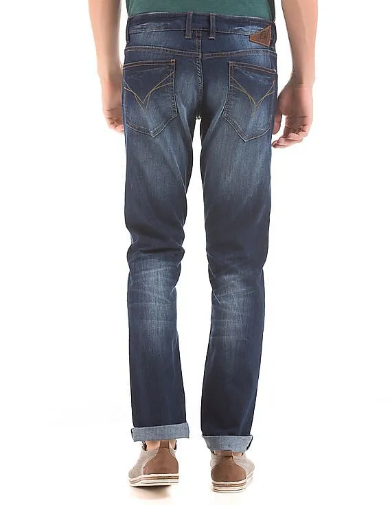 Flying Machine Slim Tapered Fit Stone Wash Jeans