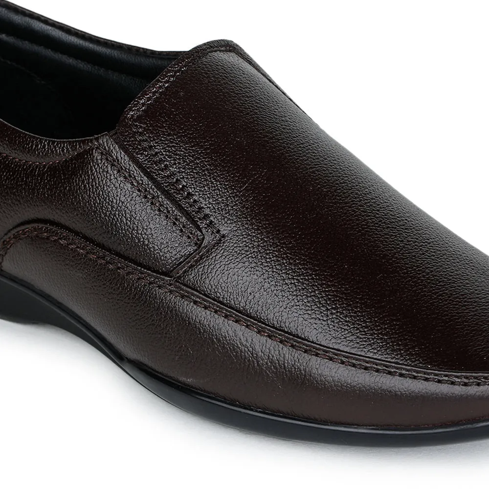 Fortune (Brown) Classic Loafer Shoes For Men HOL-17 By Liberty