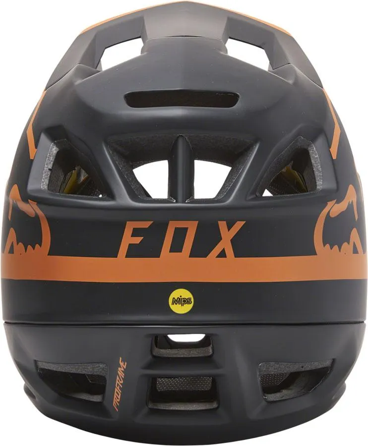 Fox Racing Proframe Full Face Helmet - TUK - Black-Gold - 2021