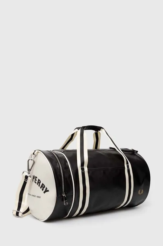 Fred Perry bag Classic Barrel Bag black color L7255.D57