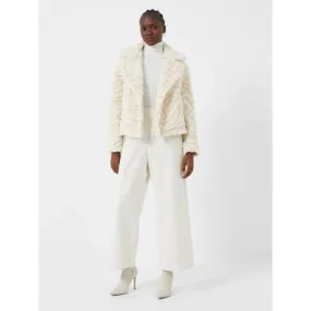 French Connection Bobby Borg Cropped Jacket Classic Cream 75TAG