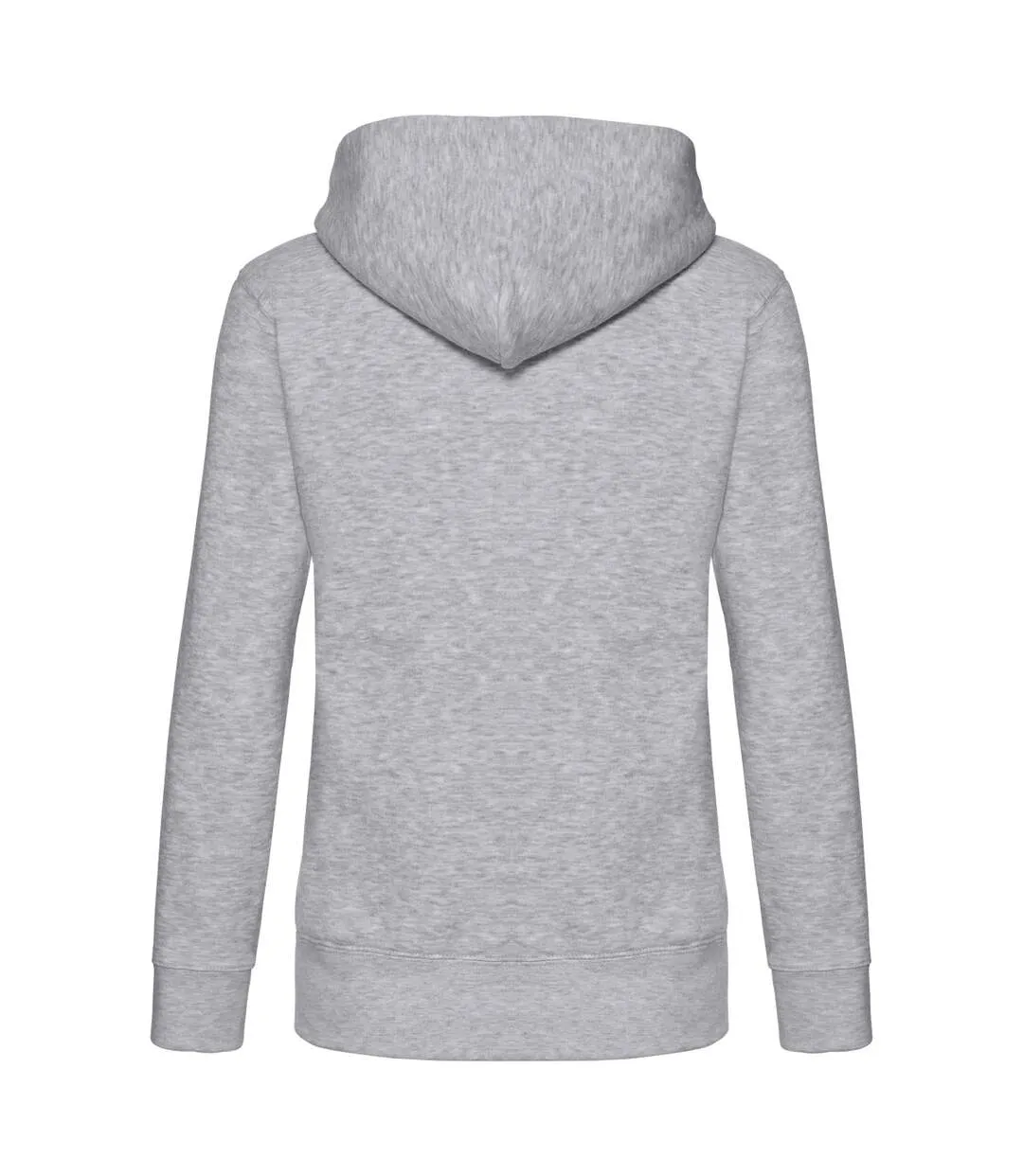 Fruit Of The Loom Ladies Lady-Fit Hooded Sweatshirt Jacket (Heather Grey) - UTBC1372