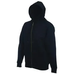 Fruit of the Loom Classic Zip Through 80/20 Hooded Sweatshirt Jacket