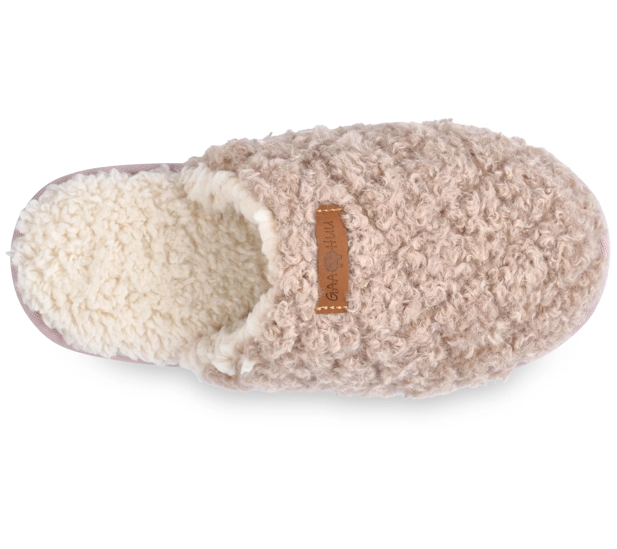 Gaahuu Women's Quilted Teddy Bear Scuff Slipper