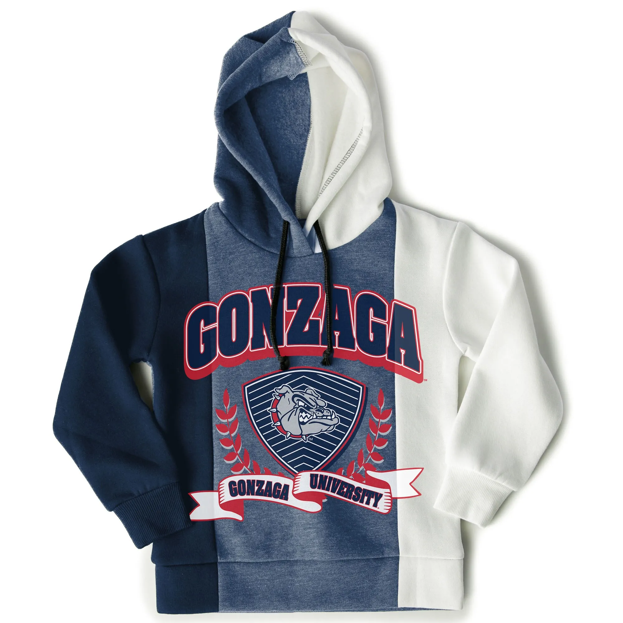 Gameday Couture  Gonzaga Bulldogs Girls Youth Navy Hall Of Fame Color Block Pullover Hoodie