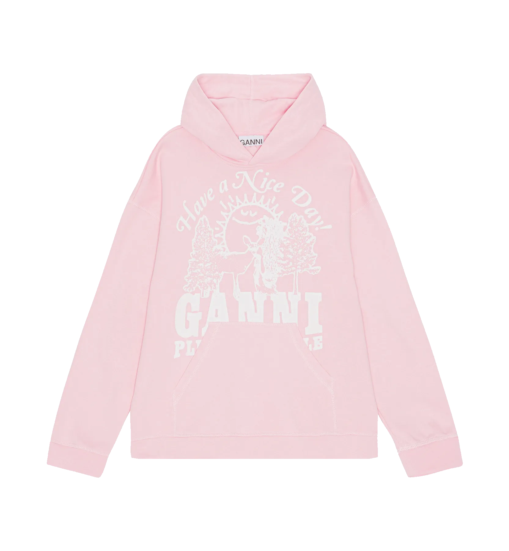 GANNI Animals Oversized Hoodie