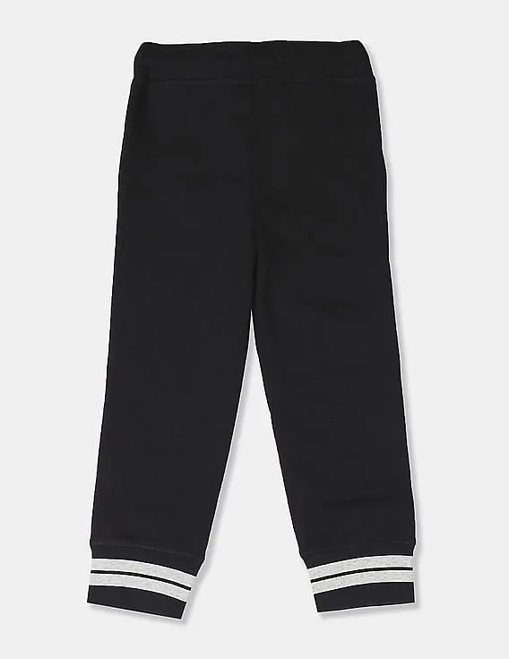 GAP Boys Black Mickey Mouse Graphic Knit Joggers