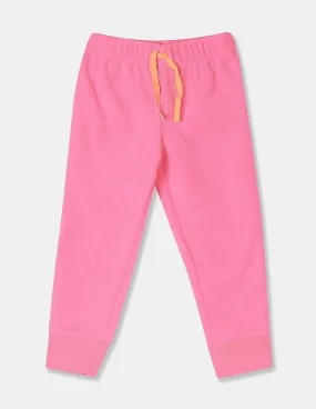 GAP Girls Pink Fleece Pull-On Joggers