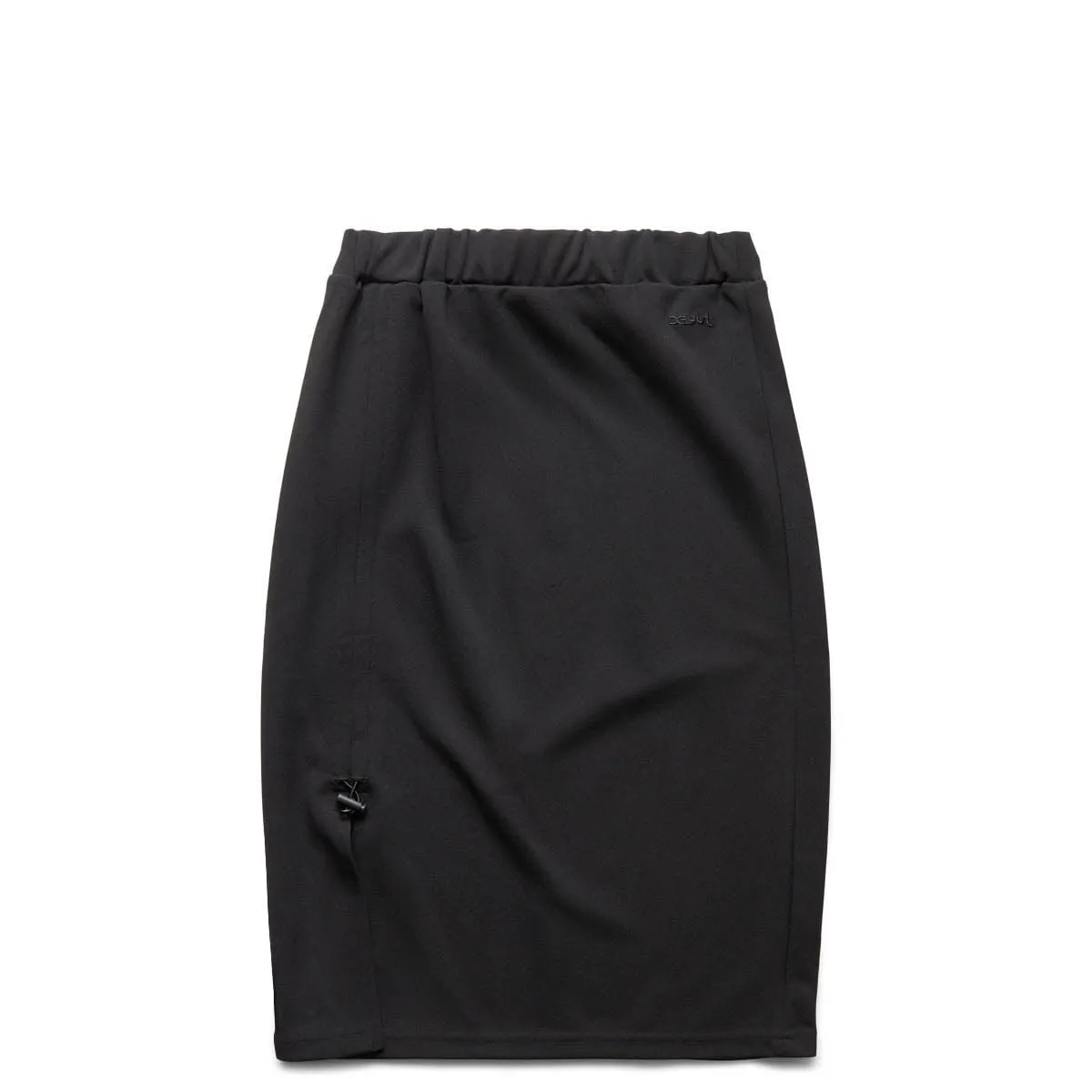 GATHERED SKIRT BLACK | Bodega