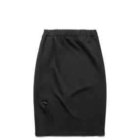 GATHERED SKIRT BLACK | Bodega