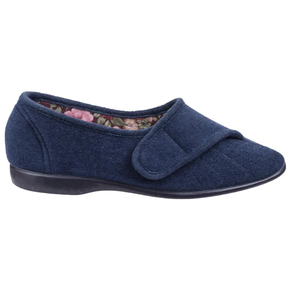 GBS Audrey Touch Fastening Slipper Navy