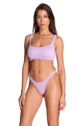 Ginny Boobs Scrunch Bikini Set - Lilac