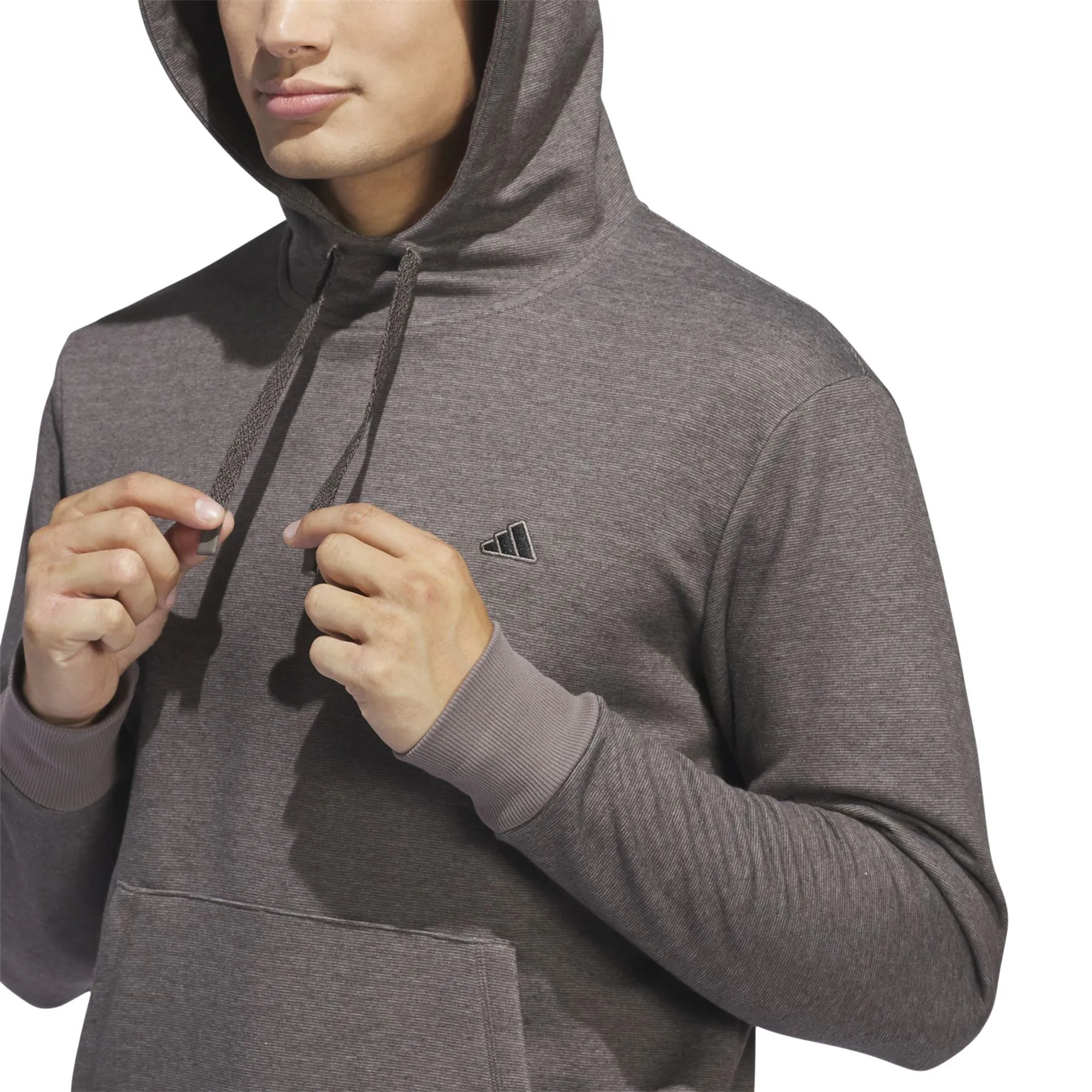 Go-To Regular Fit Cotton Pique Hoodie Charcoal - SS24